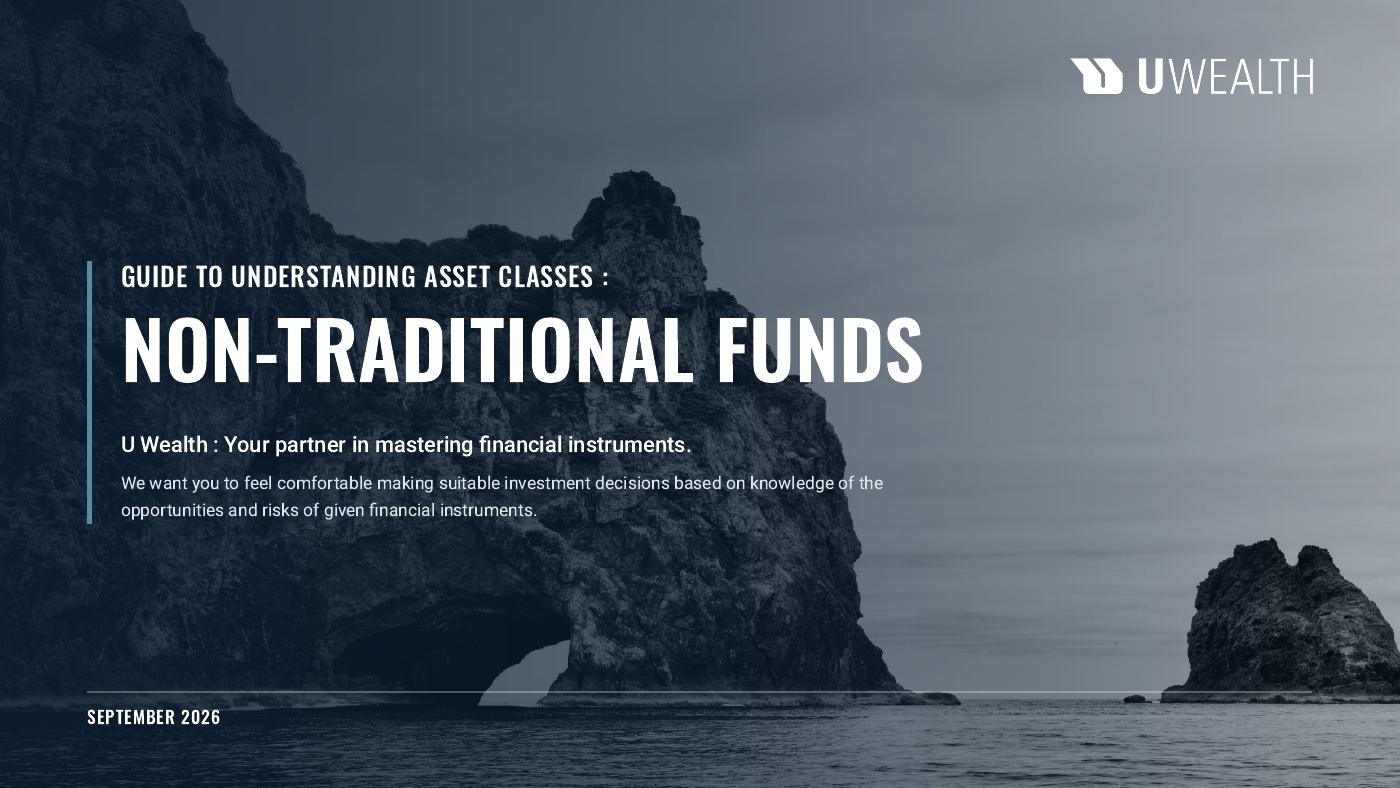Non-Traditional Funds — cover page